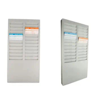 Time Card Rack Holder With 24 Slots Wall Mounted Cards Holder For Time Card Machine maquininha de cartão Attendance Recorder