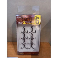 TREBLE HOOK KERAMBIT RELIX NUSANTARA | 3X STRONG ULTRA POINT | SIZE 8/10/12, Kerambit no.6