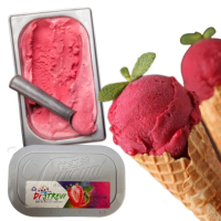 【杜老爺】Di Trevi義式草莓雪花酪冰淇淋3Lx1桶(另有義式芒果/水蜜桃/荔枝)