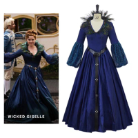 Giselle Cosplay Costume Wicked Outfits Dress Halloween Carnival Wicked Giselle Ball Gown Suit For Women