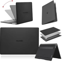 Matte Laptop Case for Huawei MateBook D14 D15/13/14/MateBook X Pro/X 2020/MagicBook 14/15/Pro 16.1/X 14/X 15 Black Hard Shell