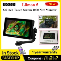 Osee Lilmon 5 5.5 inch Touch Screen 1000 Nits High-Bright DSLR Camera Field Monitor Kit with 3D LUT HDR 4K HDMI-Compatible