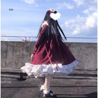 Nguyên Bản Lolita Váy Lolita Cô Gái Mềm Mại Xuân Hè Váy Loli Lớn Học Sinh Dễ Thương OP Váy Liền Dài