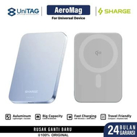 SHARGE Powerbank Magsafe AeroMag 5000mAh 10000mAh Qi2 15W PD 20W Fast Charging for iPhone Samsung by