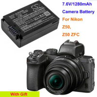 Cameron Sino 1280mAh Camera Battery EN-EL25, VFB12502 for Nikon Z50, Z50 ZFC