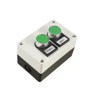 Red Push Button Momentary Self Locking Type Station Box