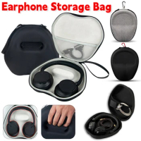 Earphone Case EVA Hard Shell Headset Protective Storage Box Travel Portable Headphone Carrying Bag for SONY WH-CH720N/WH-CH520