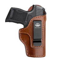 IWB Leather Gun Holsters for Small Pistols : Ruger LCP380 LCP II Sig Sauer P365 P238 P938 Walther PPK 380 CCP S&amp;W Bodyguard 380