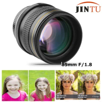 JINTU 85mm f/1.8 Portrait Lens Prime Camera Lens for Nikon D90 D800 D7100 D5100 D3100 D3300 D3400 D3200 D7500 D5200 D5400 D5600