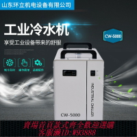 {臺灣公司貨 可打統編}工業冷水機CW3000恒溫制冷機CW5200雕刻主軸通用水箱5000激光切割