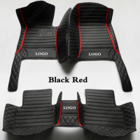 Waterproof Car Floor Foot Mats for BMW M3 E90 4door Sedan 2005-2012 Non-Slip Leather Auto Carpet Foot Liners Mat Car Accessories