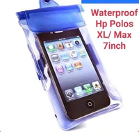 Kantong HP Waterproof Anti Air 7 Inch Universal Touchscreen Tali Leher Pouch HP