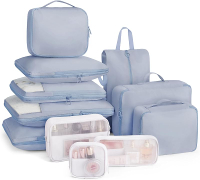Compression Packing Cubes 11 Set Suitcase Organizers Luggage Organizer Bags for Storage Extendable P
