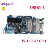 19861-1 i5-1135G7CPU notebook Mainboard For DELL INSPIRON 5502 Laptop Motherboard Used