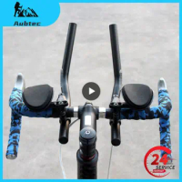 Rest TT Handlebar Clip on Aero Bars Handlebar Extension Triathlon Aerobars MTB Road Bike Cycling Rest Handlebar 1Pair