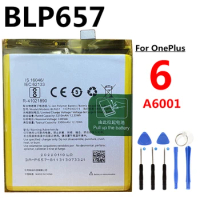 Original New 3300mAh BLP657 for OnePlus 1+ 6 A6001 One Plus 6 Mobile Phone Battery