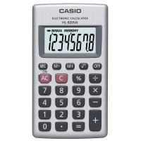 【CASIO】攜帶式8位計算機HL-820VA (國家考試專用機種)