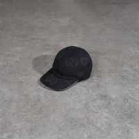 Topi GUCCI GG JUMBO BLACK CAP 100% ORIGINAL Size M
