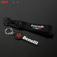 Newest Motorcycle Accessories Embroidery Keychain KeyRing For Benelli 502c TRK 502 502x 251 Leoncino BJ 500 250 TNT125 300 600