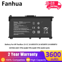 Fanhua 11.55V 41.9Wh TF03XL Laptop Battery for HP Pavilion 14-BF 15-CC 15-CD 14-bf033TX 17-AR050wm HSTNN-UB7J TPN-Q188 Q189 Q190