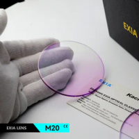 EXIA M20 Light Color Gradient Pinkviolet MR-8 1.61 Index SPH 0.00 Eyewear Lenses UV400