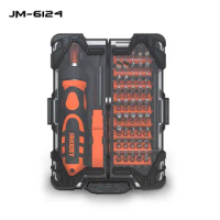 JAKEMY 48 in 1 JAKEMY JM-6124 1 Screwdriver Set Precision Disassemble Repair Tool Kits for Mobile PhoneTablet PCWatchElectronic