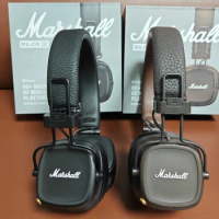 Marshall Major IV 4 Bluetooth Headphones Deep Bass/Ergonomic Design/80+ Hours Playtime Earphone Foldable Sports Wireless Headset