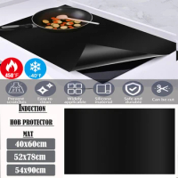 Induction Cooker Cover Silicone Induction Hob Protector Mat Large Nonstick Electric Stove Cover Mat Multipurpose Stove Top Pad