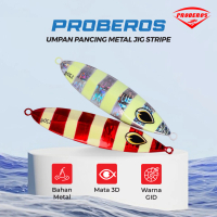 PROBEROS Umpan Metal Jig Stripe GID 80g-120g MJ007
