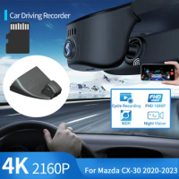 for Mazda CX-30 CX30 CX 30 DM 2020 2021 2022 2023 4K 2160P HD Wifi Dash Cam Car Camera Night Vision Driving Recorder Accessories