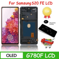OLED Quality For Samsung S20 FE 4G SM-G780F CD Display Touch Digitizer With Frame For Samsung S20FE 5G S20 Lite G781B LCD