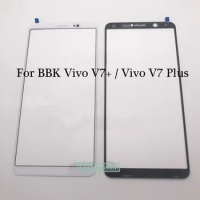 Black/White High Quality 6.0 inch For BBK Vivo V7+ / Vivo V7 Plus lens Glass screen front outer glass lens Free Shipping