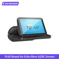 Cozycase Small Wall Shelf for Echo Show 8/5, Floating Shelves for Google Nest Hub/Home Hub, JBL Flip and other Bluetooth speaker