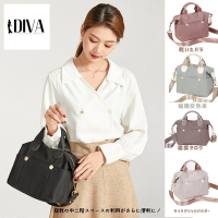 【DIVA】日系高質感多口袋超輕量防潑水托特包/女生禮物/交換禮物/情人節禮物