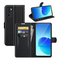 Gligle 100Pcs/Lot Wallet Case For OPPO Reno 6Z Cover Protective Shell