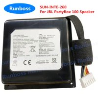 Speaker Battery 14.4V 2500mAh SUN-INTE-260 for JBL PartyBox 100 Rechargeable Li-ion Batteries