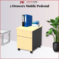 READY STOCKLaci office 2D Mobile Pedestal |Office Furniture | GM-2 Drawer Pedestal|PKFurniture Syste