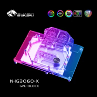 Bykski Water Block Use for Colorful RTX 3060 Bilibili E-Sports Edition GPU Card /Copper Cooling Radiator RGB SYNC / N-IG3060-X