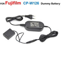 AC-9V Power Adapter Charger CP-W126 NP-W126 Dummy Battery For Fujifilm X-A2 A1 X-Pro2 X-E3 X-E2S X-T3 T2 T1 X-T20 X-T30 T10 X-m1