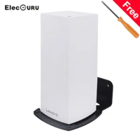 Metal Wall Mount Holder For Linksys MX5300 WiFi 6 System Stylish Wall Mounted Bracket Wi-Fi Router Shelf with Screwdriver