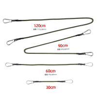 Outdoor carabiner strap, stretch rope, tent hanging strap 8 mm.Clothes hanger for camping bag tie ro