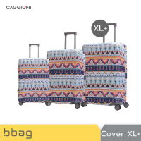 CAGGIONI ผ้าคลุมกระเป๋าเดินทาง ขนาดใหญ่พิเศษ XL+ (Luggage Cover สำหรับกระเป๋าเดินทาง 27\ - 30\") คํา