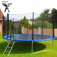 MIYAUP Newest Outdoor Trampoline House Kindergarten Net Protection Children's Fitness Jumping Bed