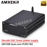 AMXEKR Bluetooth King SNY30B Dual-core PCM1794 Decoding DAC Linear Power QCC5125 Bluetooth Receiver LDAC