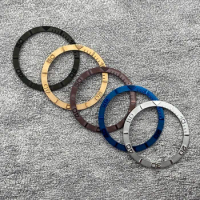 Flat Copper Bezel Insert Fit For Seiko SKX007 SKX009 SRPD NH35 NH36 4S Watch Case Bezel Insert Ring