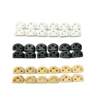 12Pcs/set Classical Guitar String Retainer String Guide Buckle Triple-Cornered GXMF