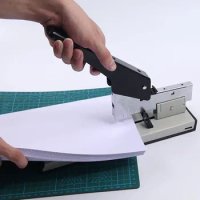 Sheet Duty Operated Paper Huapuda Bookbinding 100/200 Stapler Binding Hand Staples Large Stapling Heavy Capacity