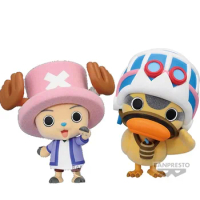 Bandai Genuine Fluffy Puffy ONE PIECE Tony Tony Chopper Karoo Kawaii Anime Action Figures Toys for Boys Girls Gifts Collectible