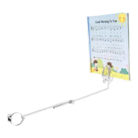 Music Sheet Clip Clarinet Lyre Clip for Trombone BB Clarinets Music Stand