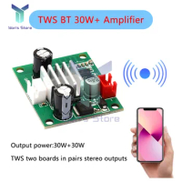 Bluetooth 30W Power Amplifier TWS Speaker Sound Module Board Audio Receiver Bluetooth Power Amplifier Board Two-way Stereo